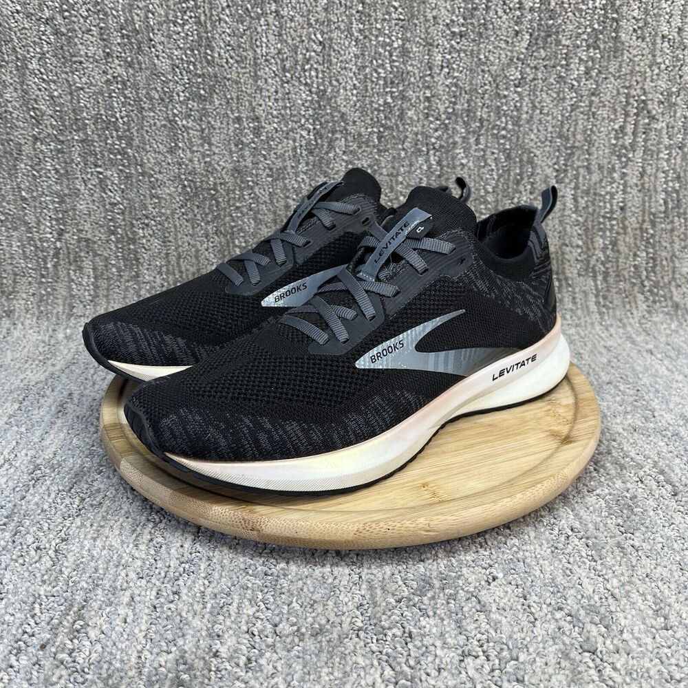 Brooks Black and Gray Athletic Shoes